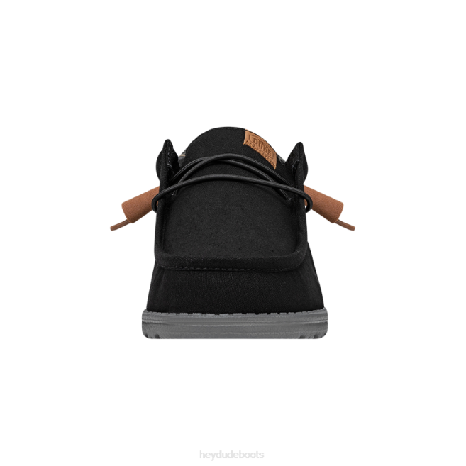 Men Black Hey Dude Wally Funk Oasis Shoes H6P6308
