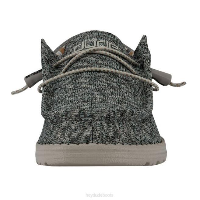 Men Blue Shadow Hey Dude Wally Sox Funk Shoes H6P6388