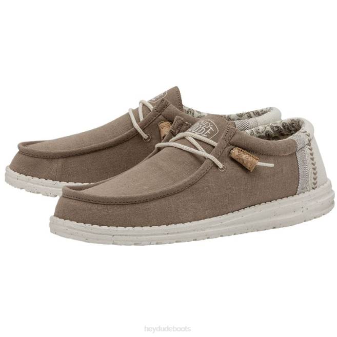 Men Clay Hey Dude Wally Break Stitch Shoes H6P6361