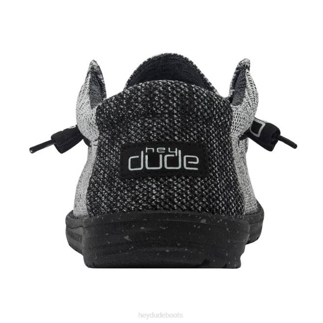 Men Dark Web Hey Dude Wally Stretch Shoes H6P6314