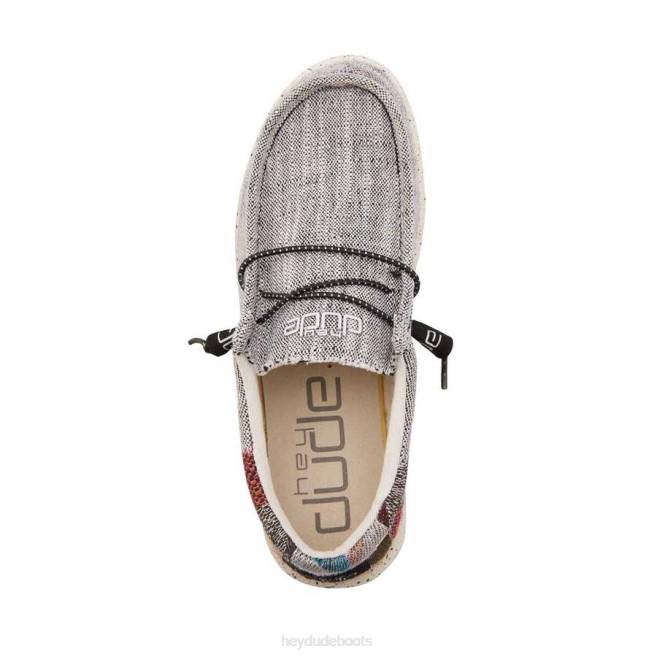Men Etno Grey Hey Dude Wally Funk Shoes H6P6454
