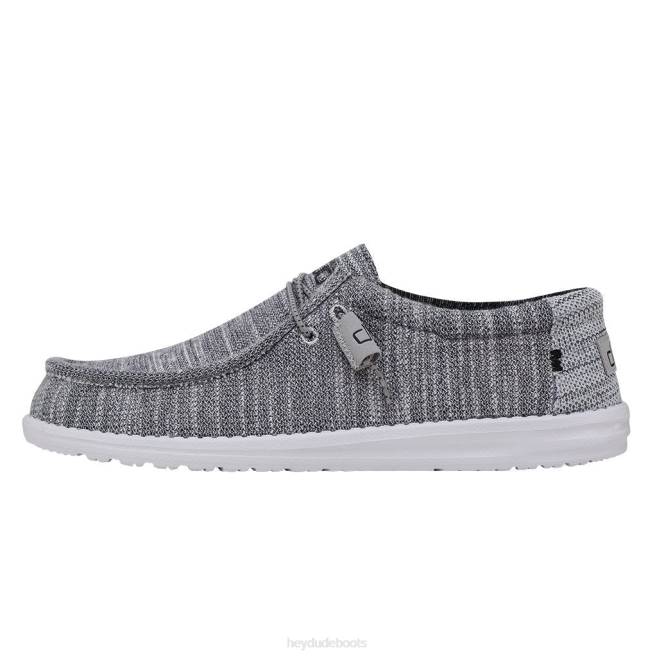 Men Granite Hey Dude Wally Stretch Shoes H6P6311