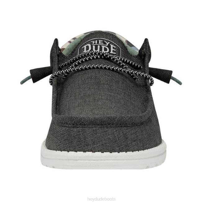 Men Grey Hey Dude Wally Funk Tie Dye Shoes H6P6351