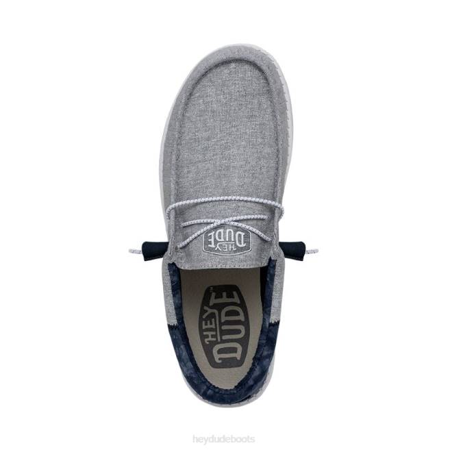 Men Indigo Hey Dude Wally Funk Tie Dye Shoes H6P6350