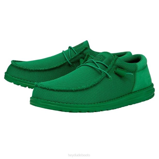 Men Kelly Green Hey Dude Wally Funk Mono Shoes H6P6377