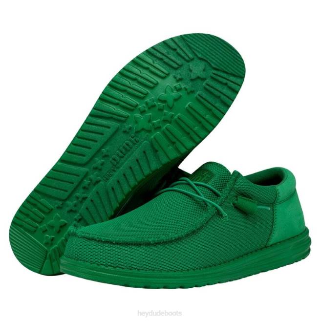 Men Kelly Green Hey Dude Wally Funk Mono Shoes H6P6377