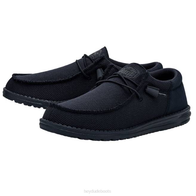 Men Navy Hey Dude Wally Funk Mono Shoes H6P6379