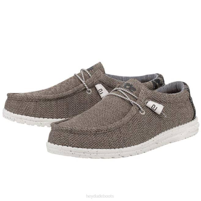 Men Sand Dune Camo Hey Dude Wally Stretch Shoes H6P6326