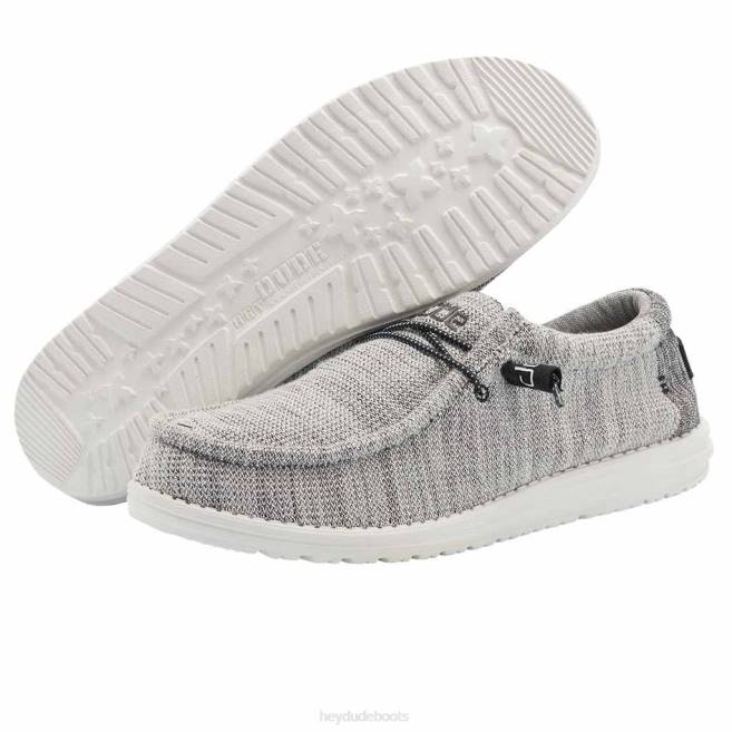 Men Yin and Yang Hey Dude Wally Stretch Shoes H6P6320
