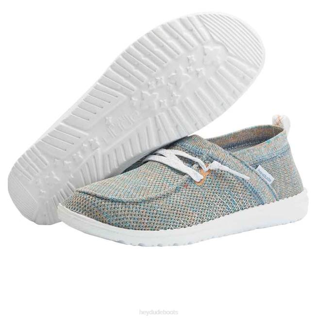 Men Azur Coral Hey Dude Wendy Halo Shoes H6P6215