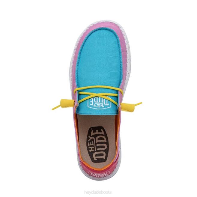 Men Block Hey Dude Wendy Slub Canvas Shoes H6P630