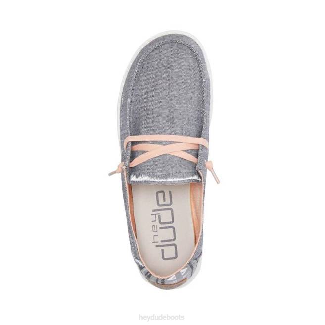 Men Grey Hey Dude Wendy Boho Shoes H6P668