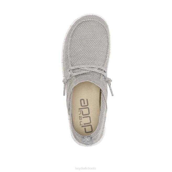 Men Grey Hey Dude Wendy Halo Shoes H6P6160