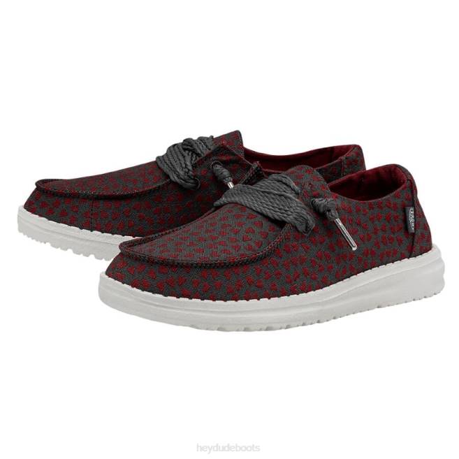 Men Grey Hey Dude Wendy Love Shoes H6P6207