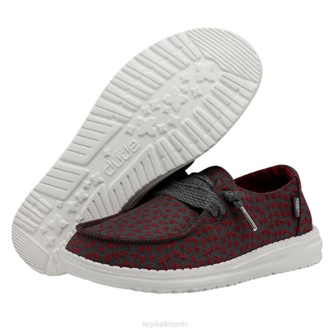 Men Grey Hey Dude Wendy Love Shoes H6P6207