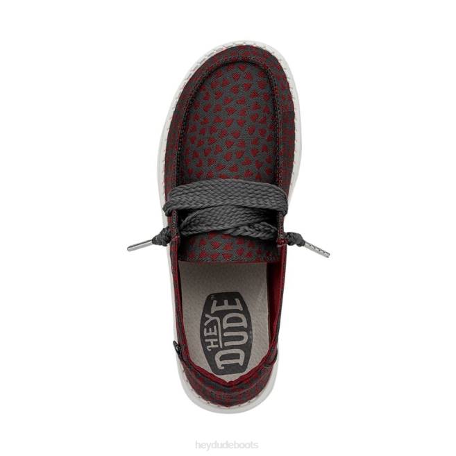 Men Grey Hey Dude Wendy Love Shoes H6P6207