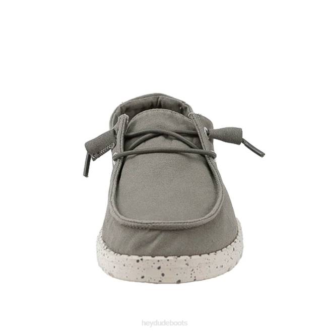 Men Grey Hey Dude Wendy Shoes H6P678
