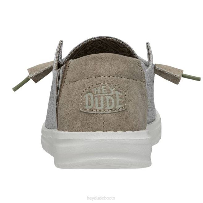 Men Grey Hey Dude Wendy Western Shoes H6P619