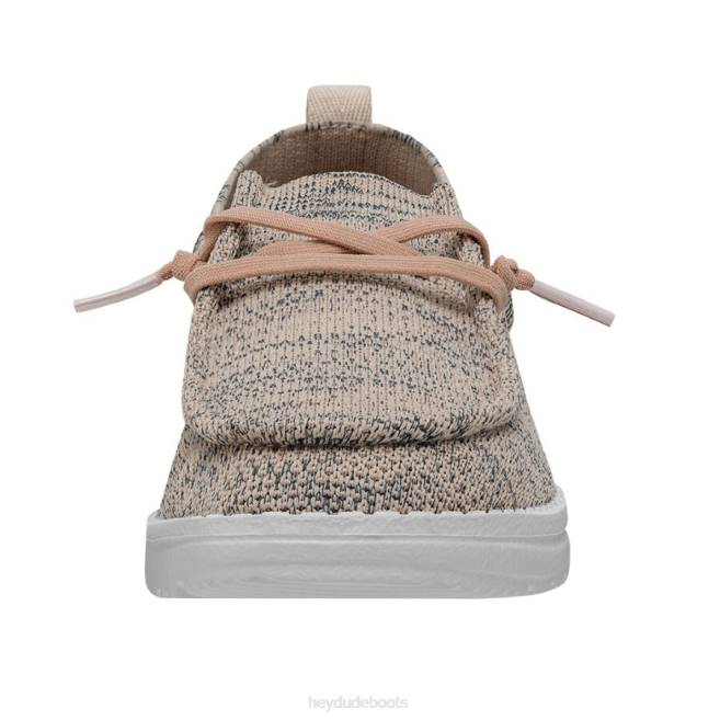 Men Light Pink Hey Dude Wendy Halo Shoes H6P6131