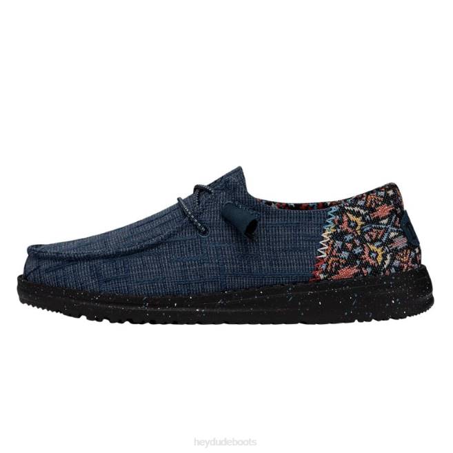 Men Midnight Rain Hey Dude Wendy Funk Slub Blanket Shoes H6P6119