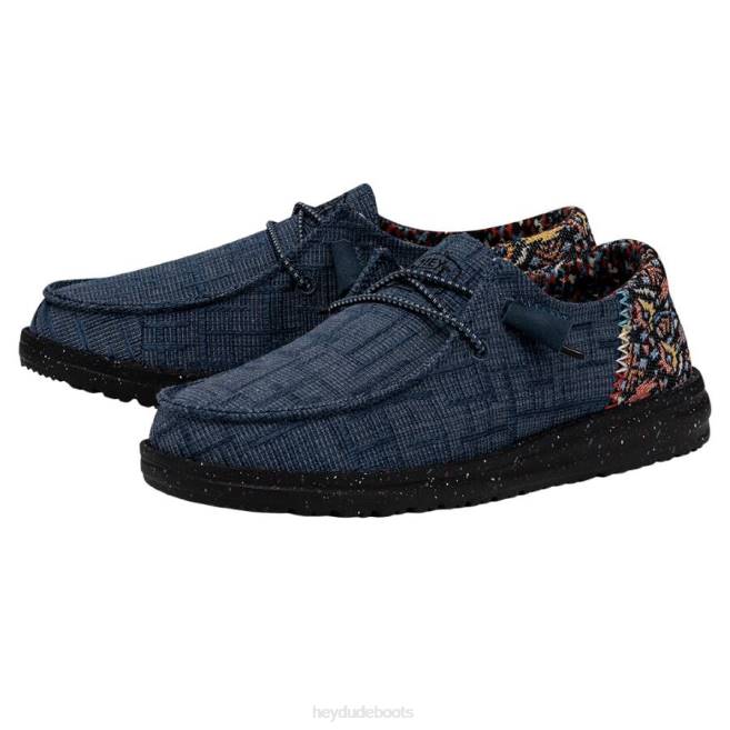 Men Midnight Rain Hey Dude Wendy Funk Slub Blanket Shoes H6P6119