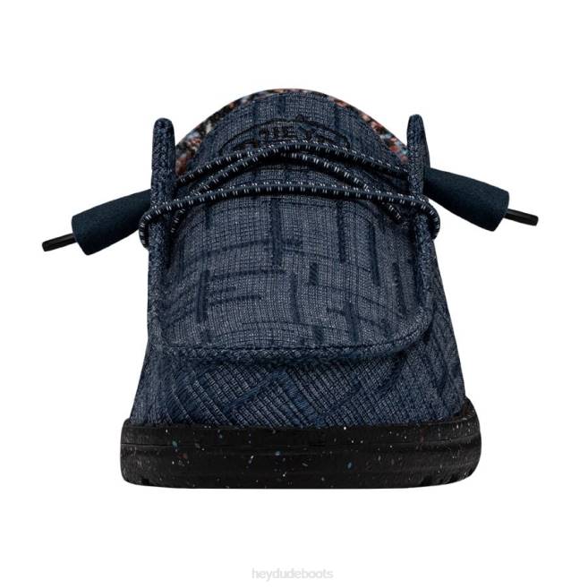 Men Midnight Rain Hey Dude Wendy Funk Slub Blanket Shoes H6P6119