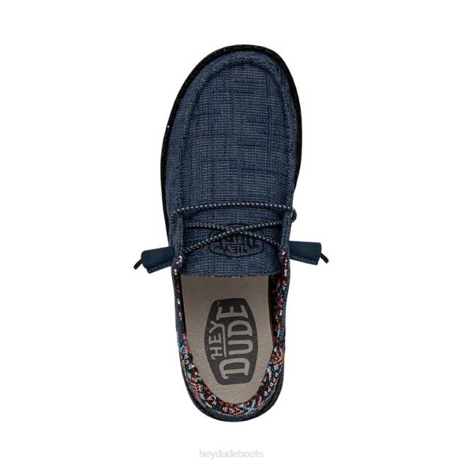 Men Midnight Rain Hey Dude Wendy Funk Slub Blanket Shoes H6P6119