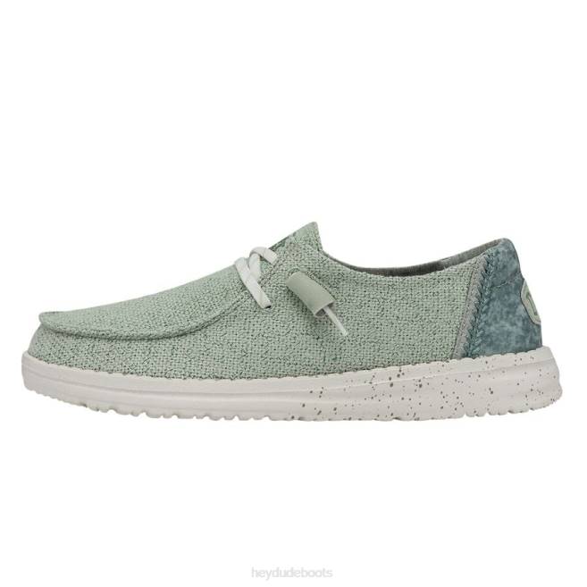 Men Mint Hey Dude Wendy Woven Shoes H6P6156