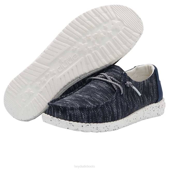 Men Navy Hey Dude Wendy Sox Shoes H6P637