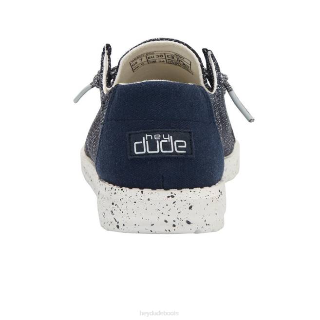 Men Navy Hey Dude Wendy Sox Shoes H6P637