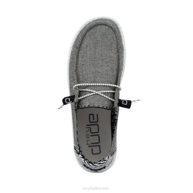 Men Onyx Hey Dude Wendy Chambray Shoes H6P694