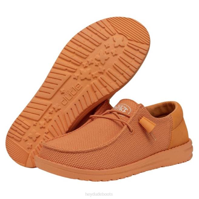 Men Papaya Hey Dude Wendy Funk Mono Shoes H6P6114