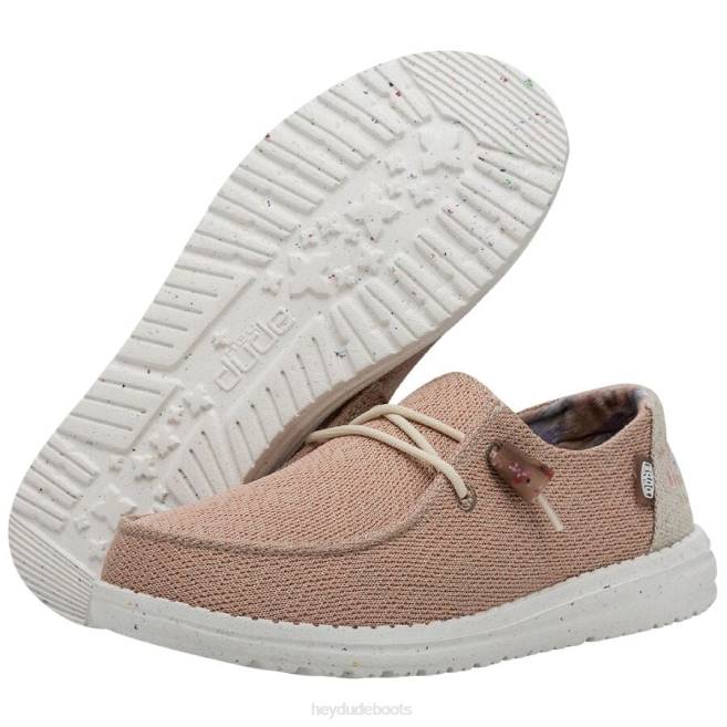 Men Pink Salt Hey Dude Wendy Knit II Shoes H6P655