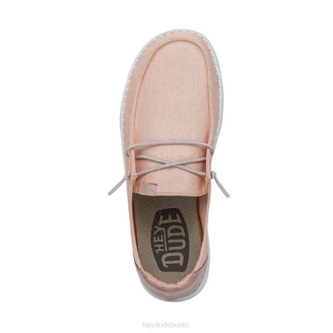 Men Rose Crystal Hey Dude Wendy Glitter Shoes H6P6136