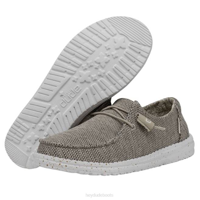 Men Sand Beige Hey Dude Wendy Sox Shoes H6P648