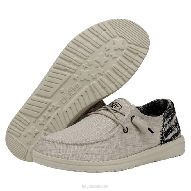 Men Skyline Hey Dude Wendy Funk Slub Blanket Shoes H6P6203
