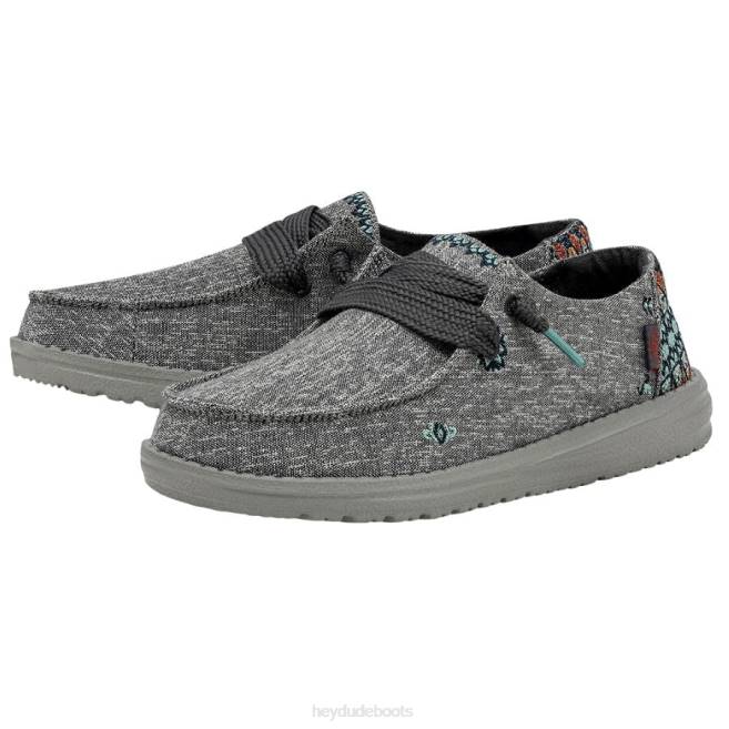 Men Tulip Grey Hey Dude Wendy Flora Shoes H6P6138