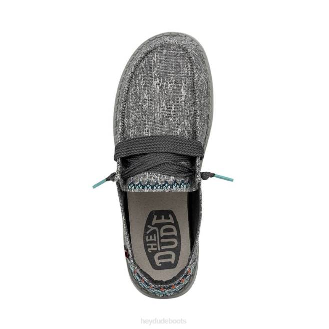 Men Tulip Grey Hey Dude Wendy Flora Shoes H6P6138