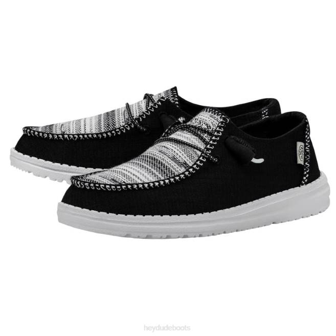 Men Zion Black Hey Dude Wendy Boho Blanket Shoes H6P6170