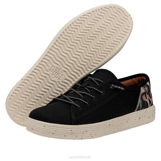 Women Black Hey Dude Cody Desert Shoes H6P6222