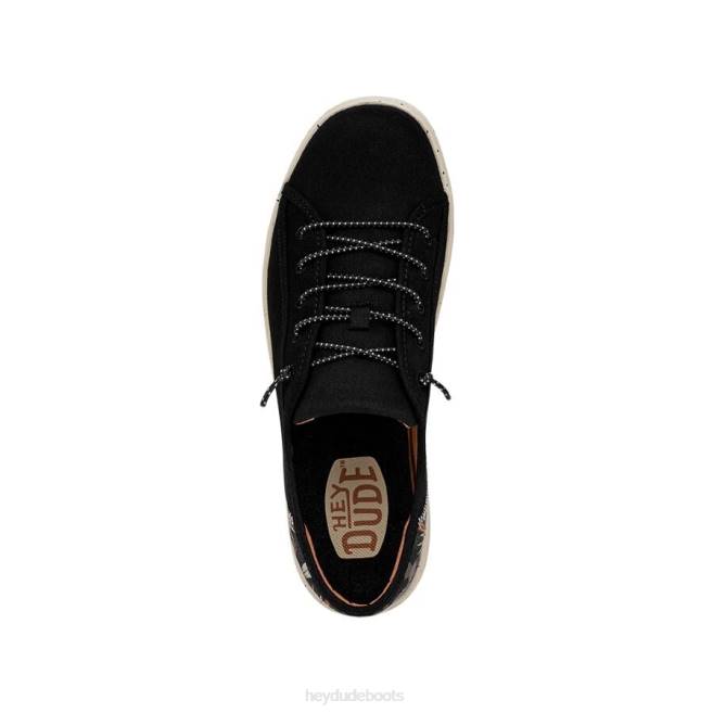 Women Black Hey Dude Cody Desert Shoes H6P6222