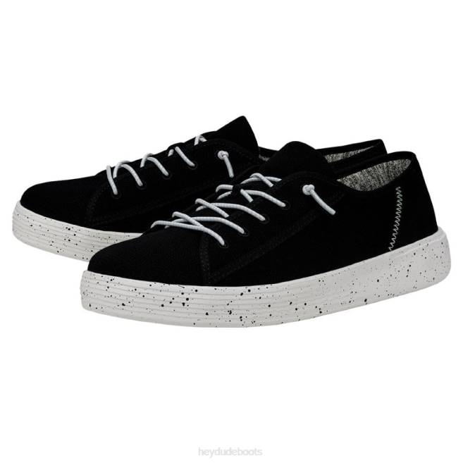 Women Black Hey Dude Cody Sport Mesh Shoes H6P6220