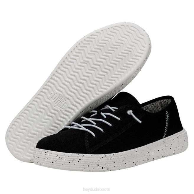 Women Black Hey Dude Cody Sport Mesh Shoes H6P6220