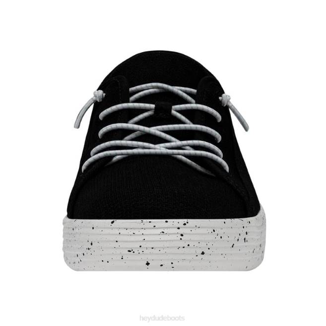 Women Black Hey Dude Cody Sport Mesh Shoes H6P6220