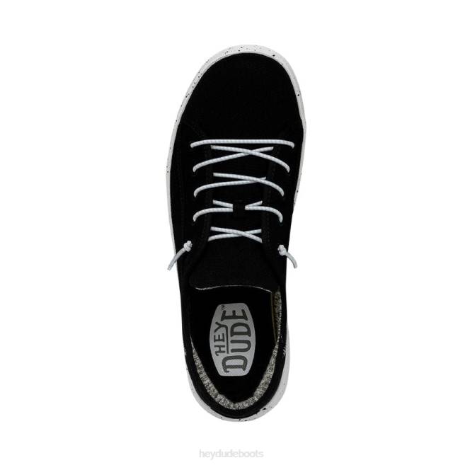 Women Black Hey Dude Cody Sport Mesh Shoes H6P6220