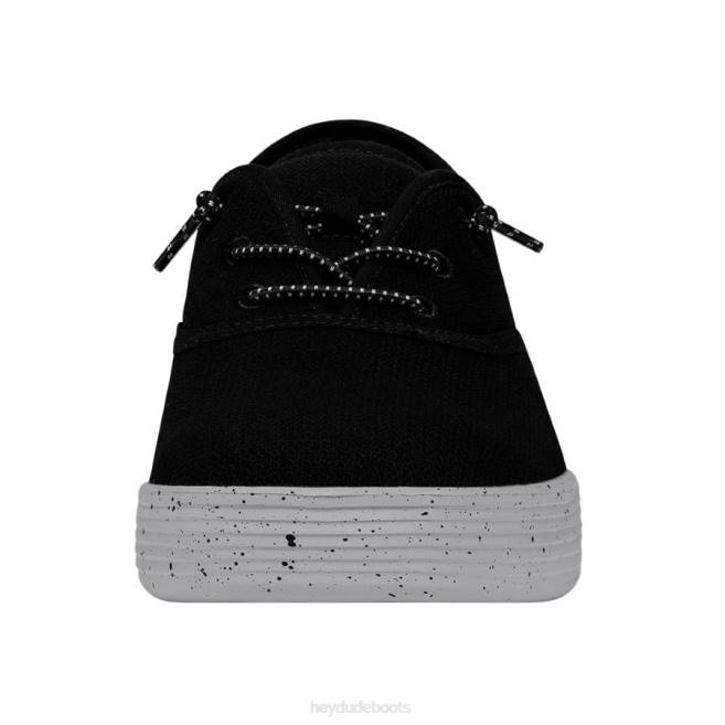 Women Black Hey Dude Conway Sport Mesh Shoes H6P6235