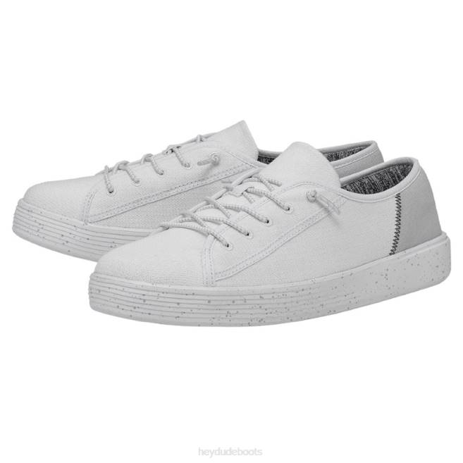 Women White Hey Dude Cody Sport Mesh Shoes H6P6218
