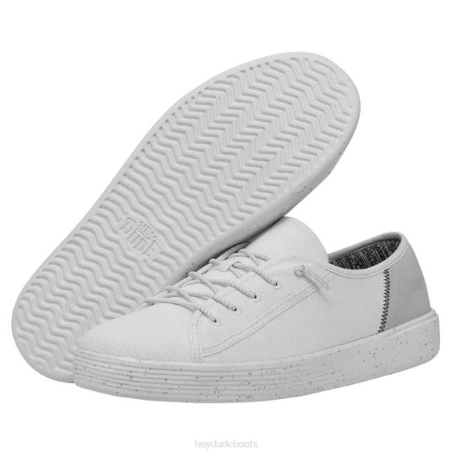 Women White Hey Dude Cody Sport Mesh Shoes H6P6218
