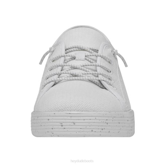 Women White Hey Dude Cody Sport Mesh Shoes H6P6218